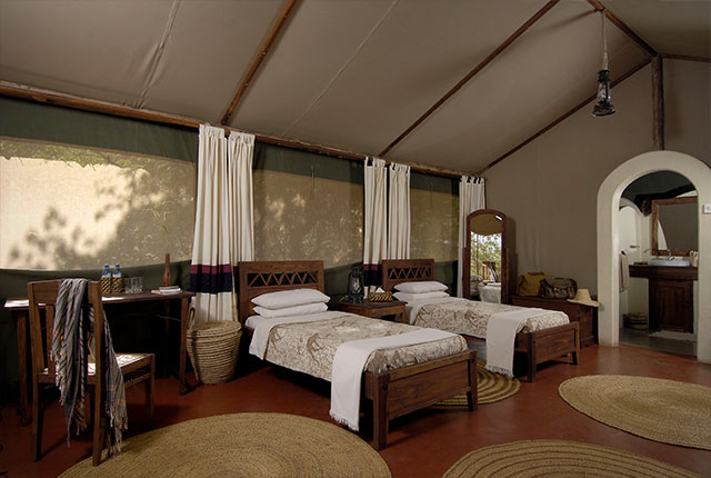 Kirurumu Manyara Lodge tented room